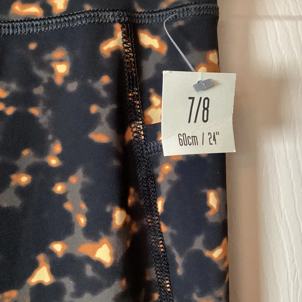 Sweaty Betty NWT The Zero Gravity Brown Tortoise Shell 7/8 Leggings - M